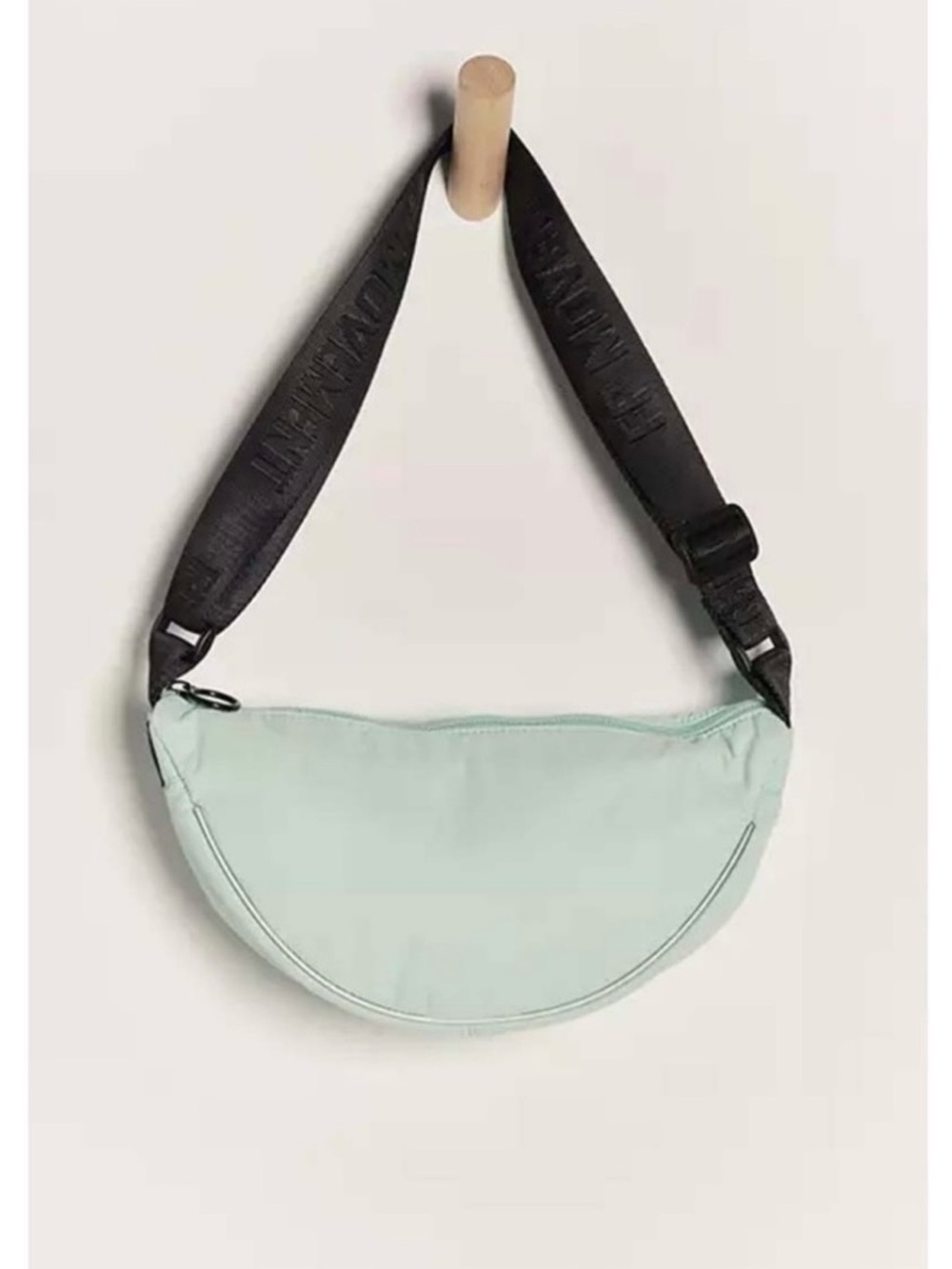 FP Movement by Free People Pistacio Bullseye Sling Bag with Black Strap